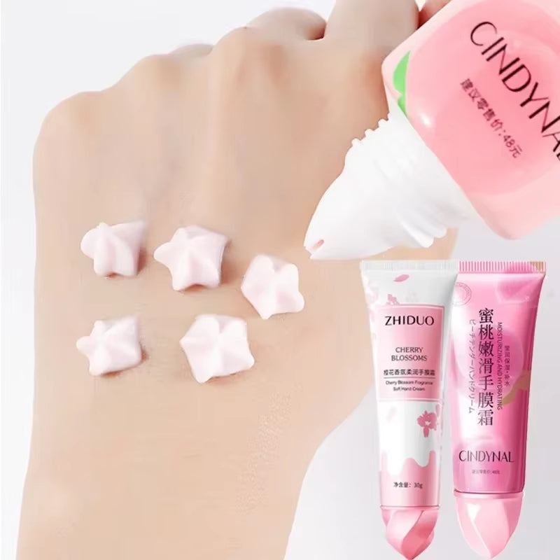 Cherry Blossom Hand Mask Cream – Moisturising, Hydrating & Anti-Crack Care
