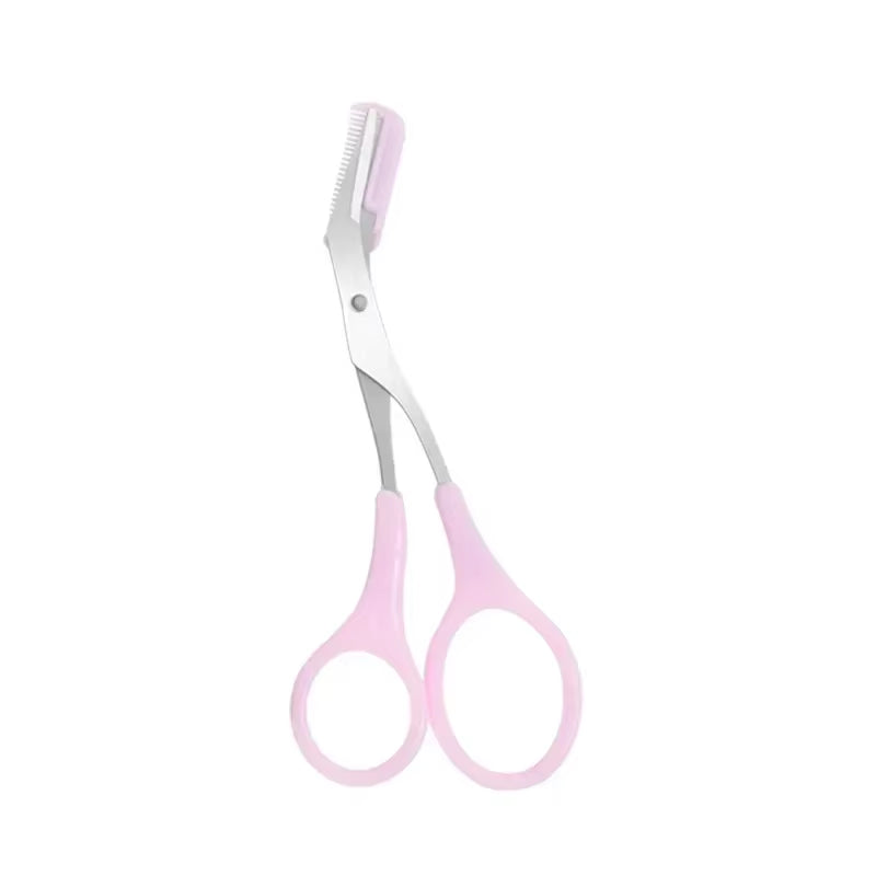 Eyebrow Scissors with Comb – Stainless Steel Precision Trimmer