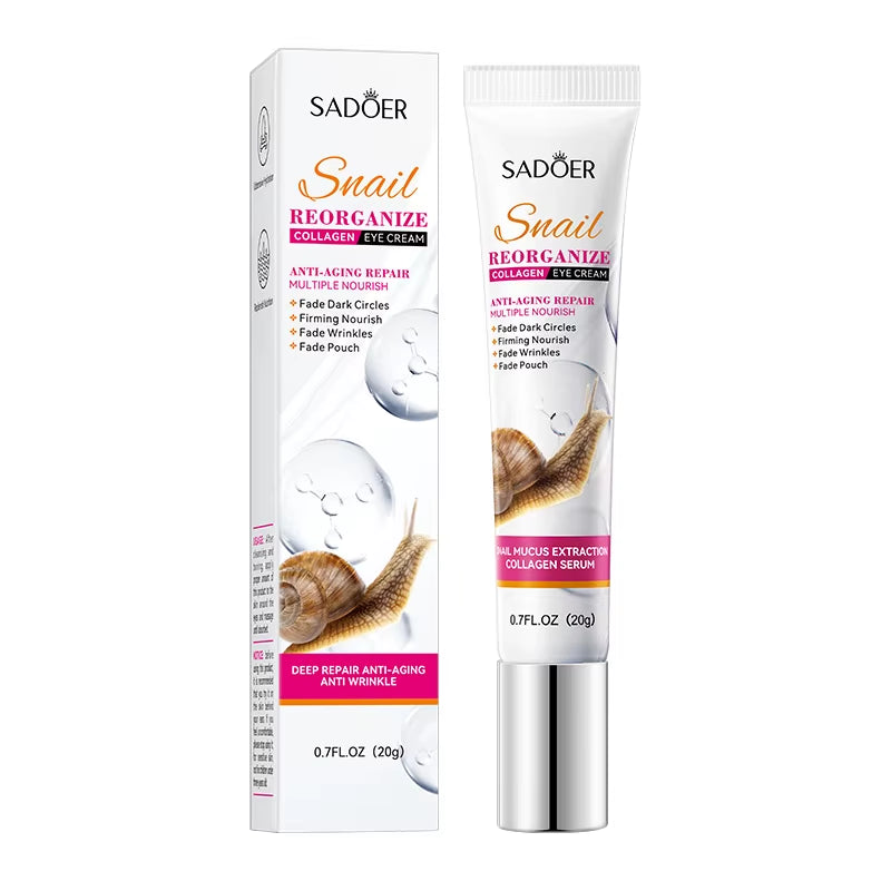 SAODER Snail Collagen Eye Cream – Dark Circles & Puffiness