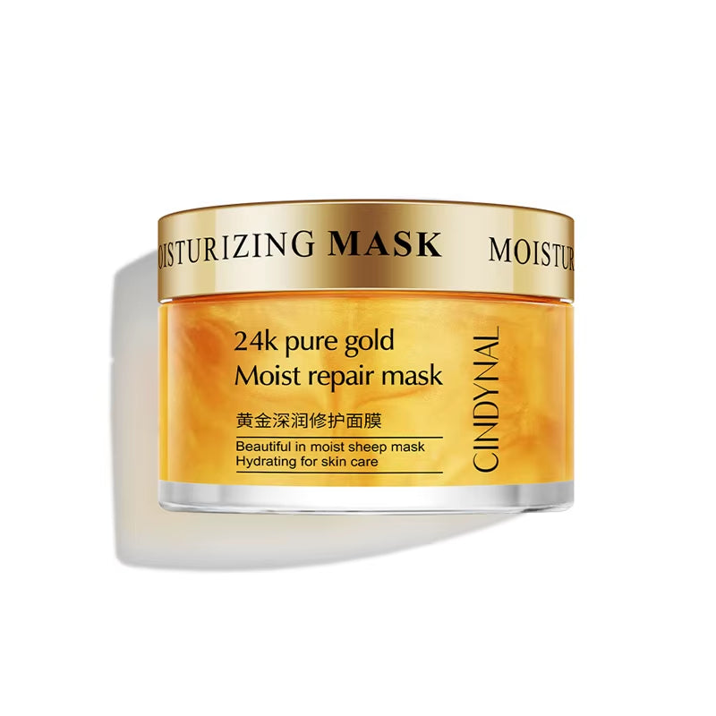 24K Golden Face Cream with Collagen – Moisturising, Firming & Hydrating (120g)