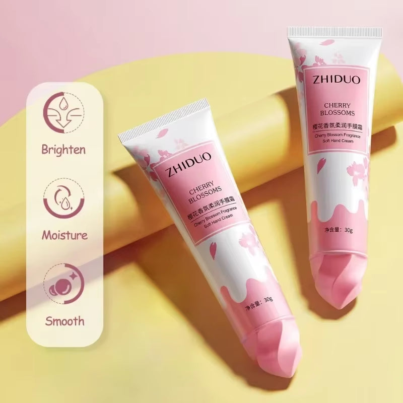 Cherry Blossom Hand Mask Cream – Moisturising, Hydrating & Anti-Crack Care