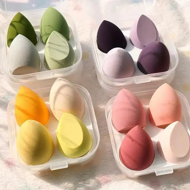 4-Piece Colourful Makeup Sponge Set