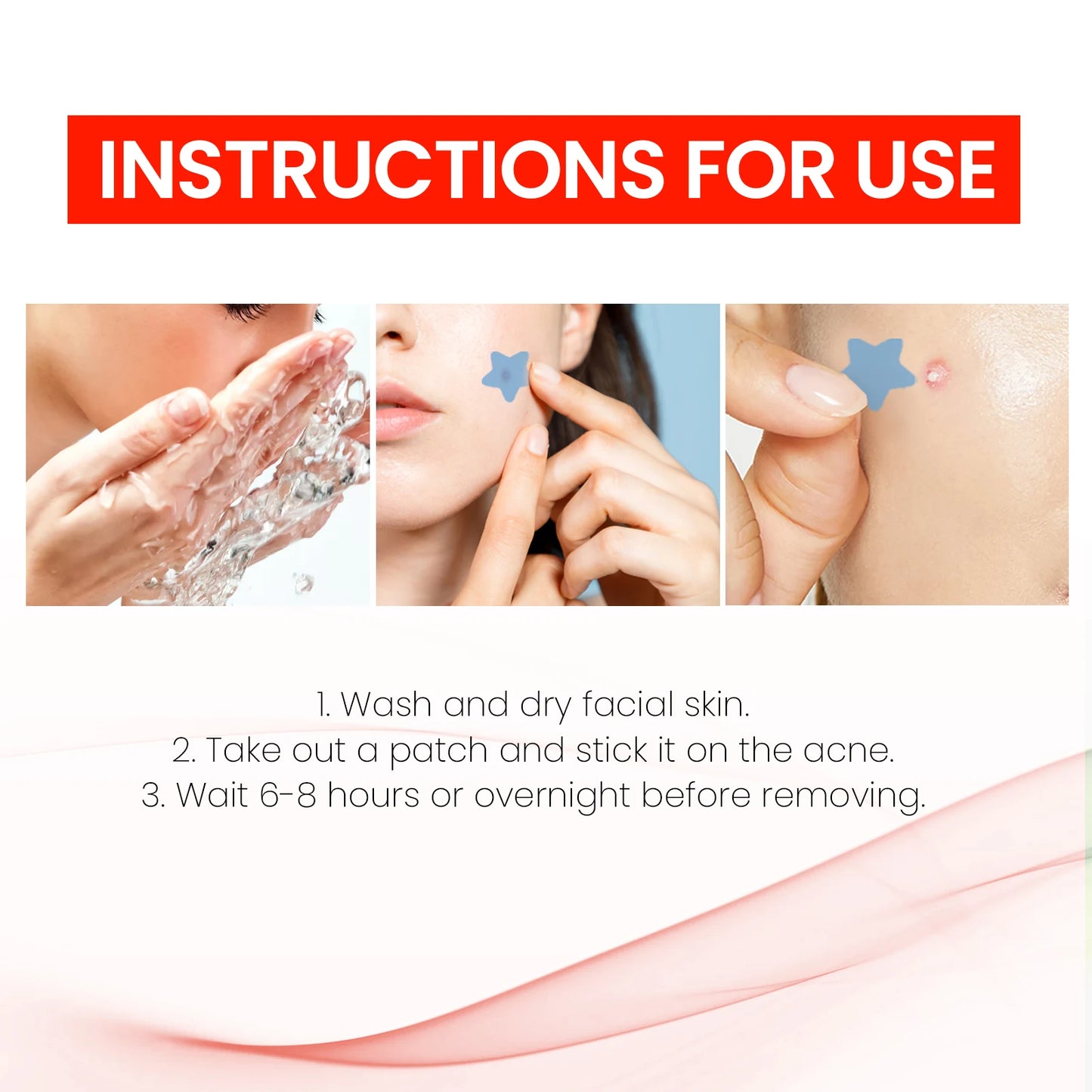 Acne Pimple Patches – Waterproof, Gentle & Non-Irritating Spot Treatment