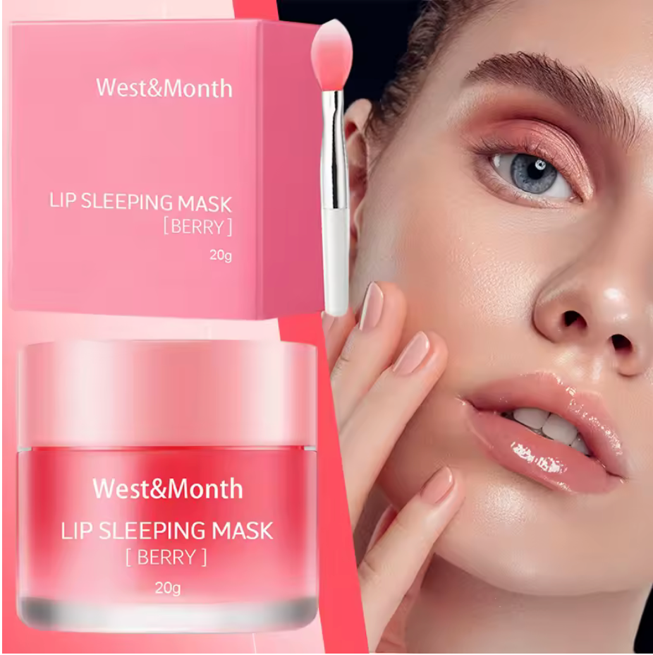 Berry Lip Sleeping Mask – Overnight Moisturising & Lip Line Care (20g)