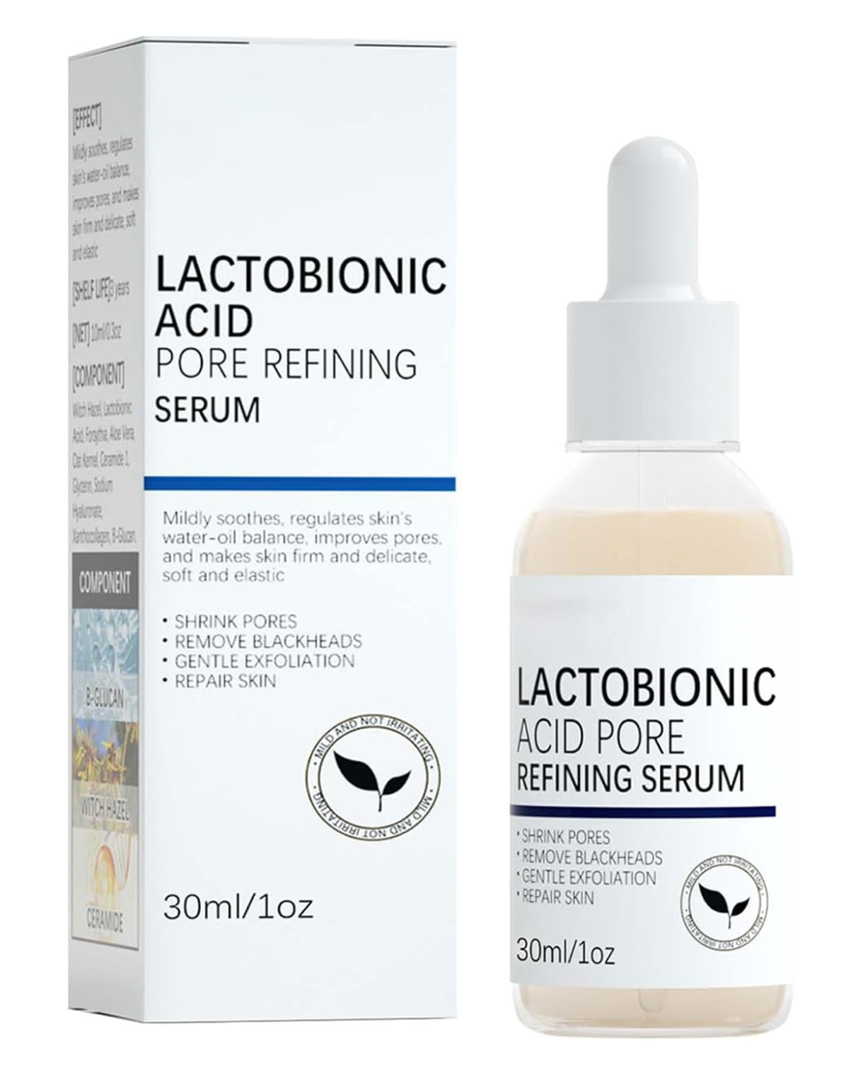 Lactobionic Acid Pore-Refining Serum – Soothing & Balancing Essence