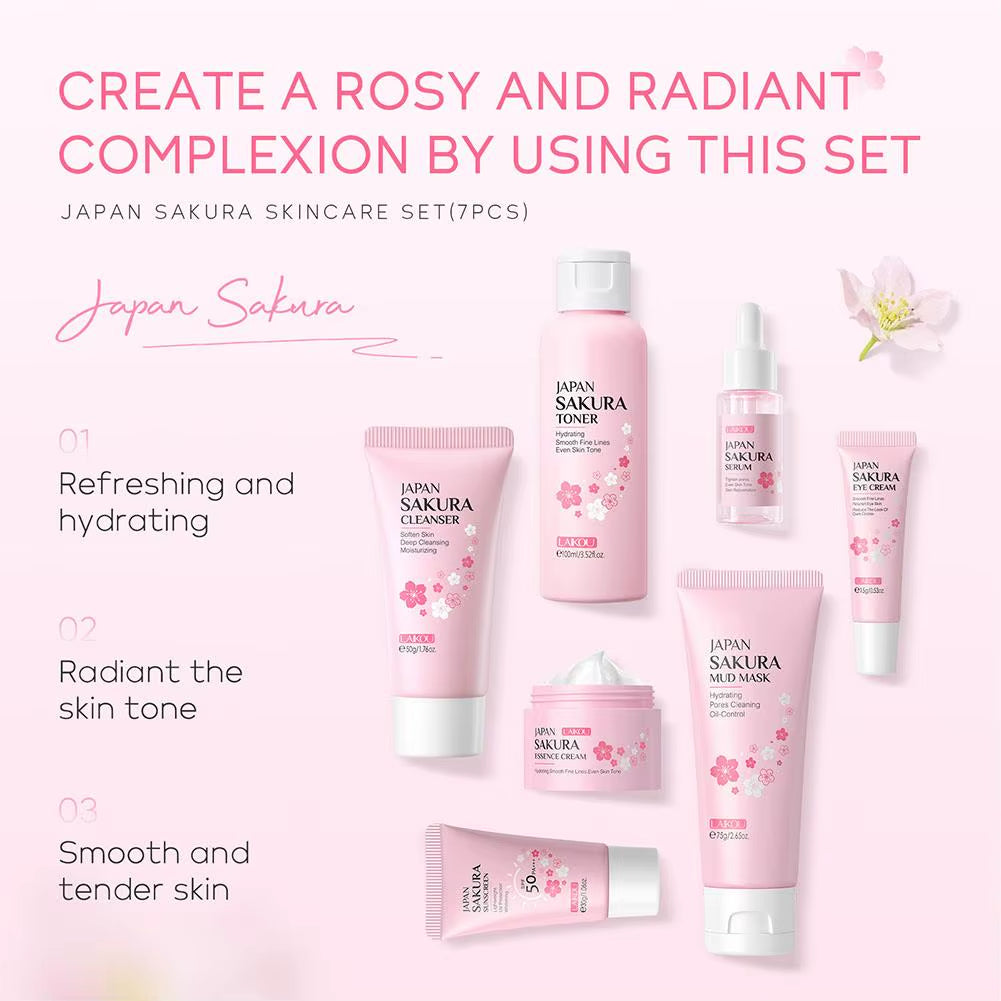 Facial Skin Care Set – Gentle Cleansing & Hydrating Travel Kit