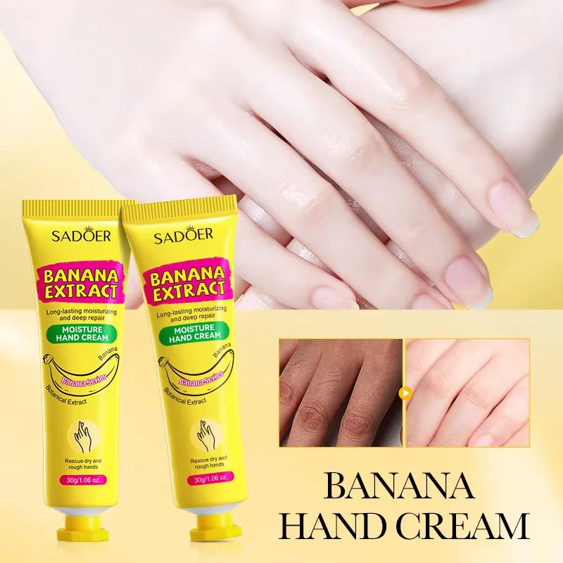 Banana Anti-Crack Hand Cream – Moisturizing, Repairing & Nourishing Winter Care