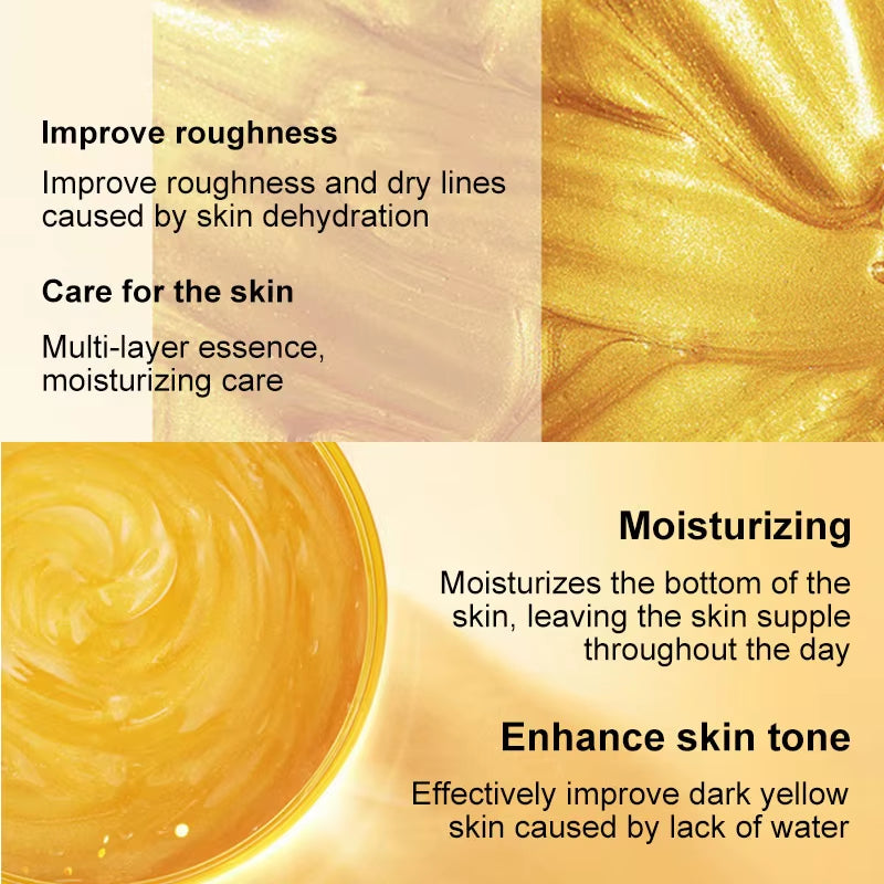 24K Golden Face Cream with Collagen – Moisturising, Firming & Hydrating (120g)