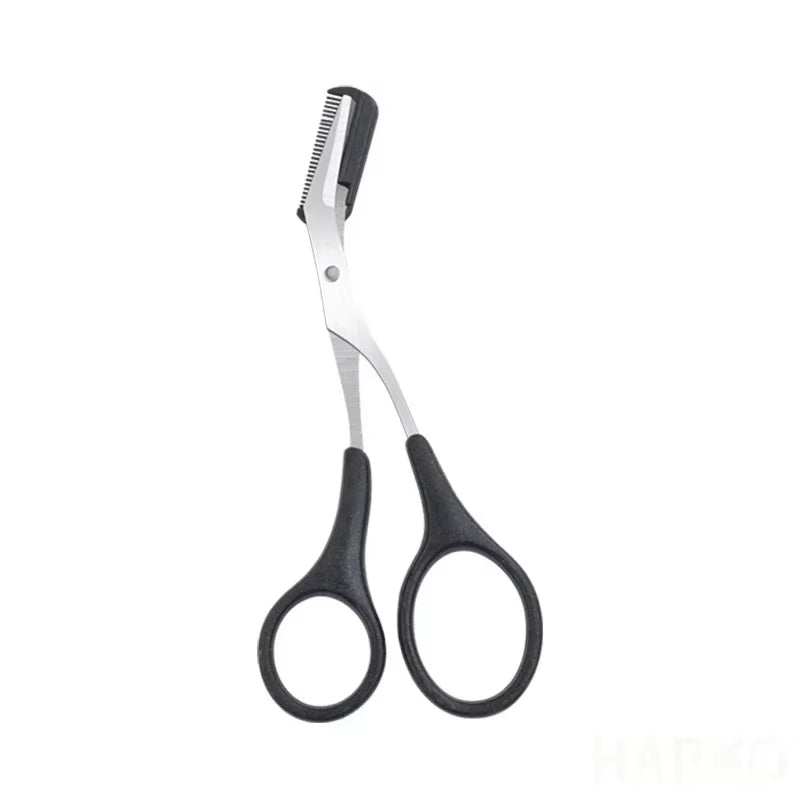 Eyebrow Scissors with Comb – Stainless Steel Precision Trimmer