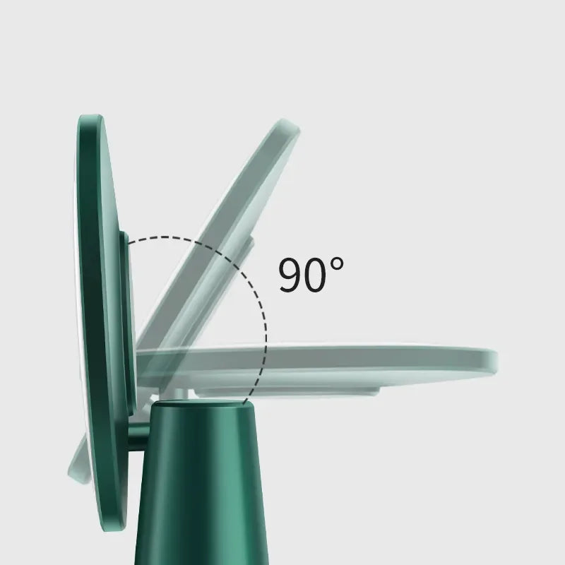 LED Beauty Mirror with Stand – 3 Light Settings & Touch Sensor