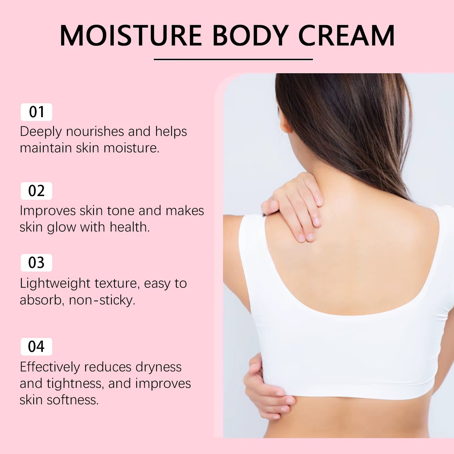 Strawberry Body Cream – Moisturising, Nourishing & Smoothing Lotion for Soft, Radiant Skin