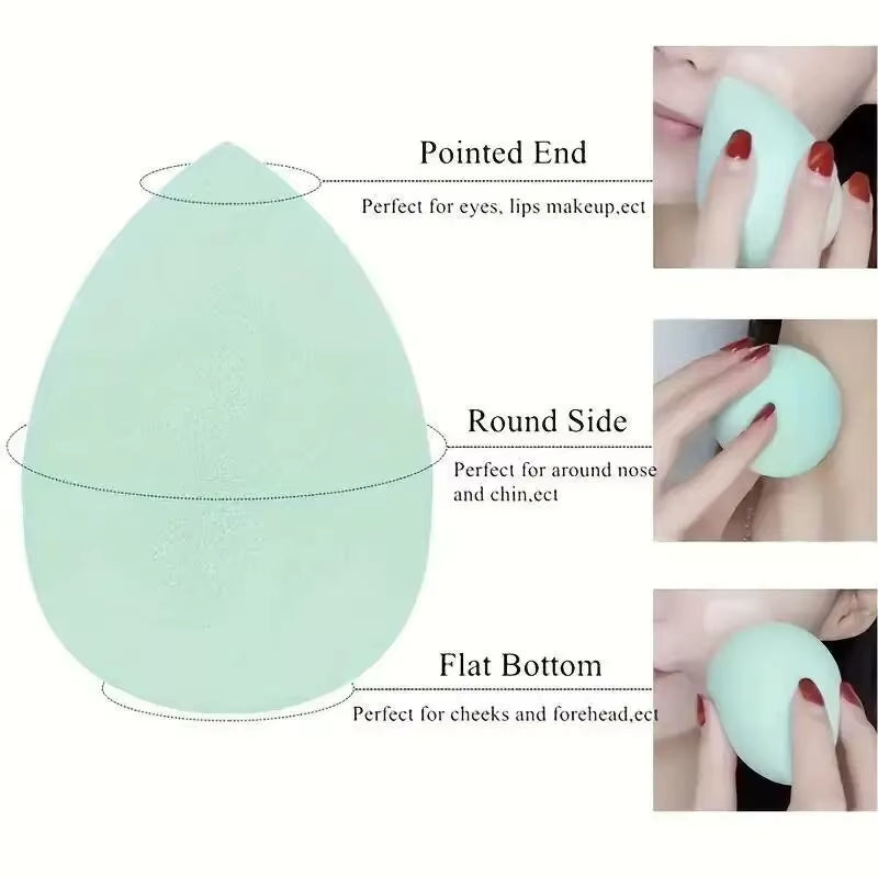 4-Piece Colourful Makeup Sponge Set