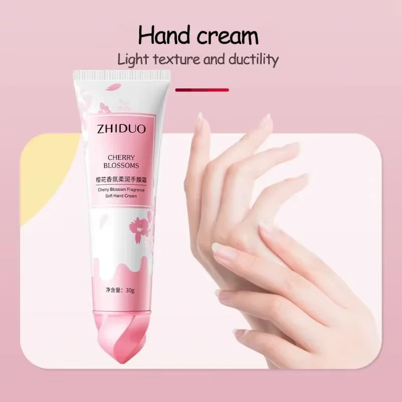 Cherry Blossom Hand Mask Cream – Moisturising, Hydrating & Anti-Crack Care