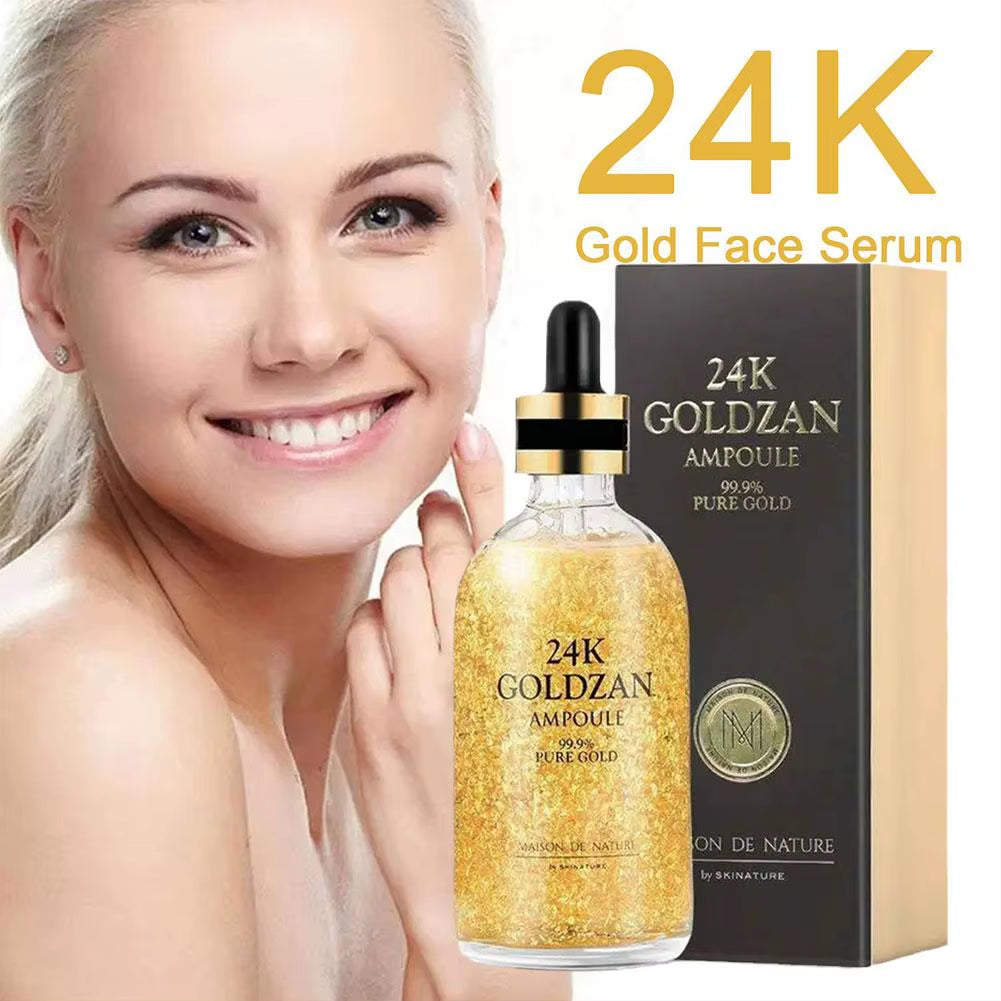 24K Gold & Niacinamide Face Serum – Anti-Ageing & Hydrating Formula