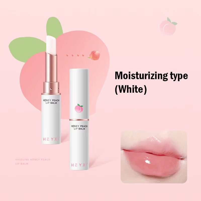Honey Peach Colour-Changing Lip Balm – Hydrating, Plumping & Nourishing Lip Care