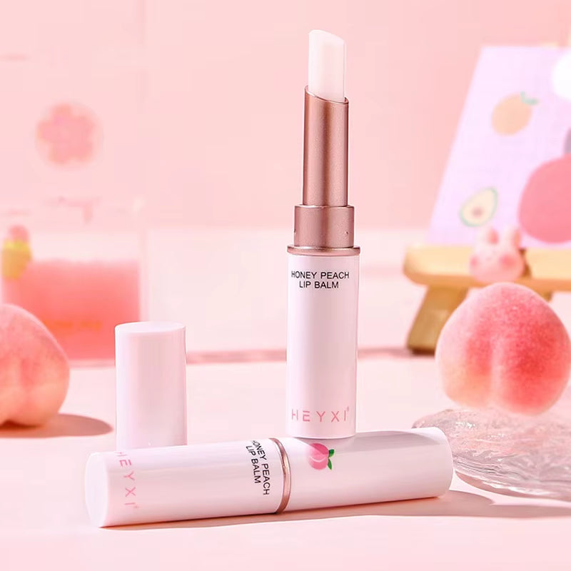 Honey Peach Colour-Changing Lip Balm – Hydrating, Plumping & Nourishing Lip Care
