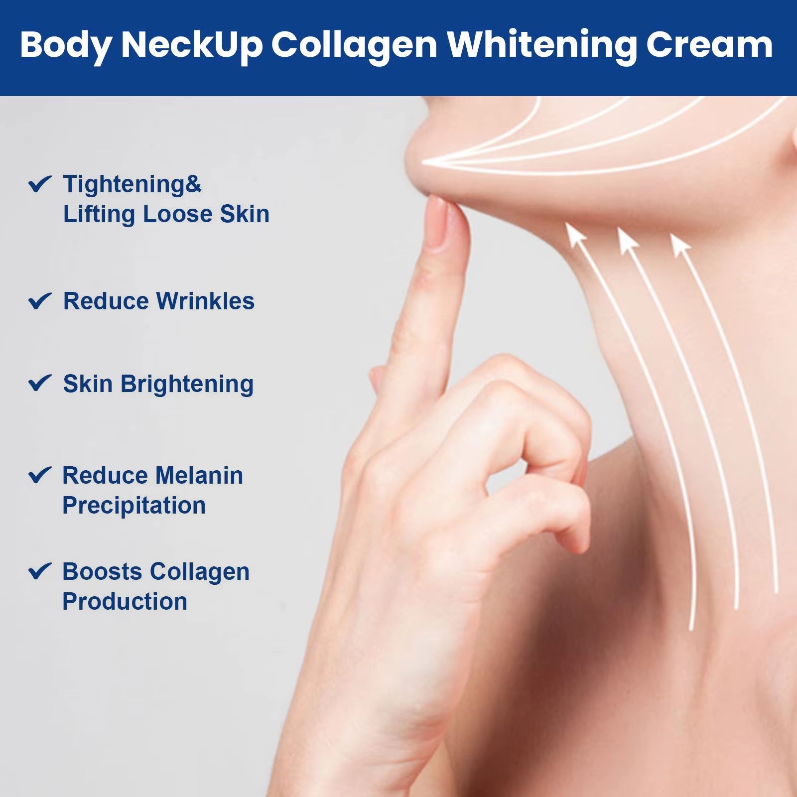 Collagen Neck Cream – Lift, Tighten & Reduce Neck Lines, Moisturising & Firming