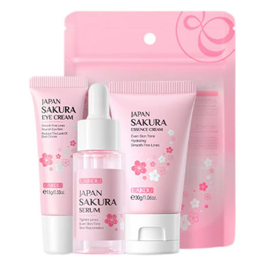 Sakura Facial Skin Care Set – Moisturising, Whitening & Anti-Aging Routine
