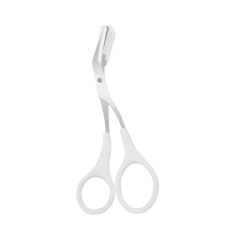 Eyebrow Scissors with Comb – Stainless Steel Precision Trimmer