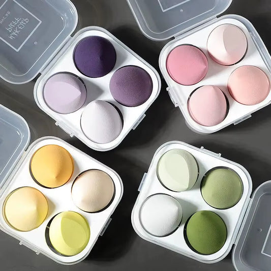 4-Piece Colourful Makeup Sponge Set