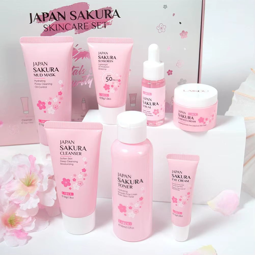 Facial Skin Care Set – Gentle Cleansing & Hydrating Travel Kit