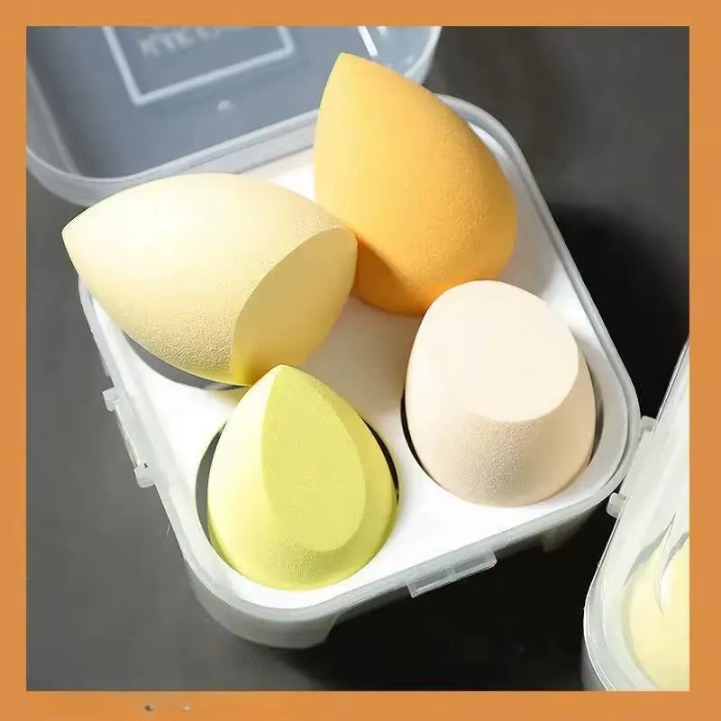 4-Piece Colourful Makeup Sponge Set