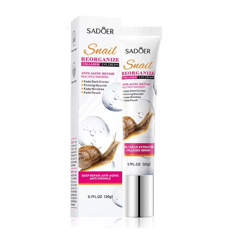SAODER Snail Collagen Eye Cream – Dark Circles & Puffiness