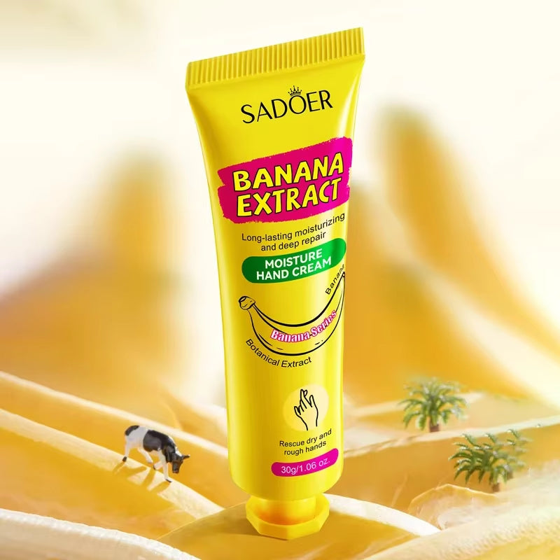 Banana Anti-Crack Hand Cream – Moisturizing, Repairing & Nourishing Winter Care