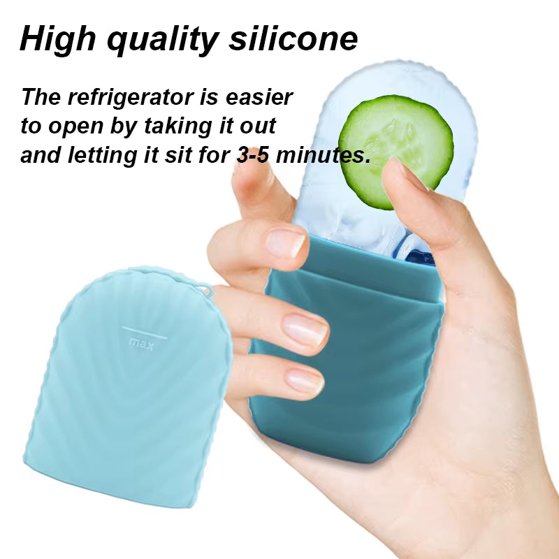 Silicone Ice Facial Roller – Reusable Skin Care Tool