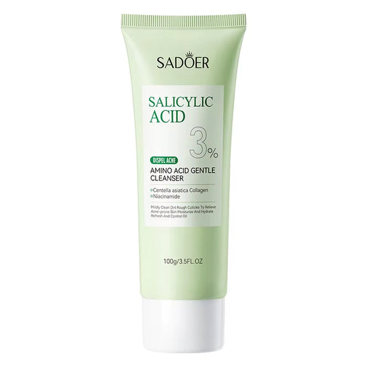 SADOER Salicylic Acid Facial Cleanser – Hydrating Face Wash Foam