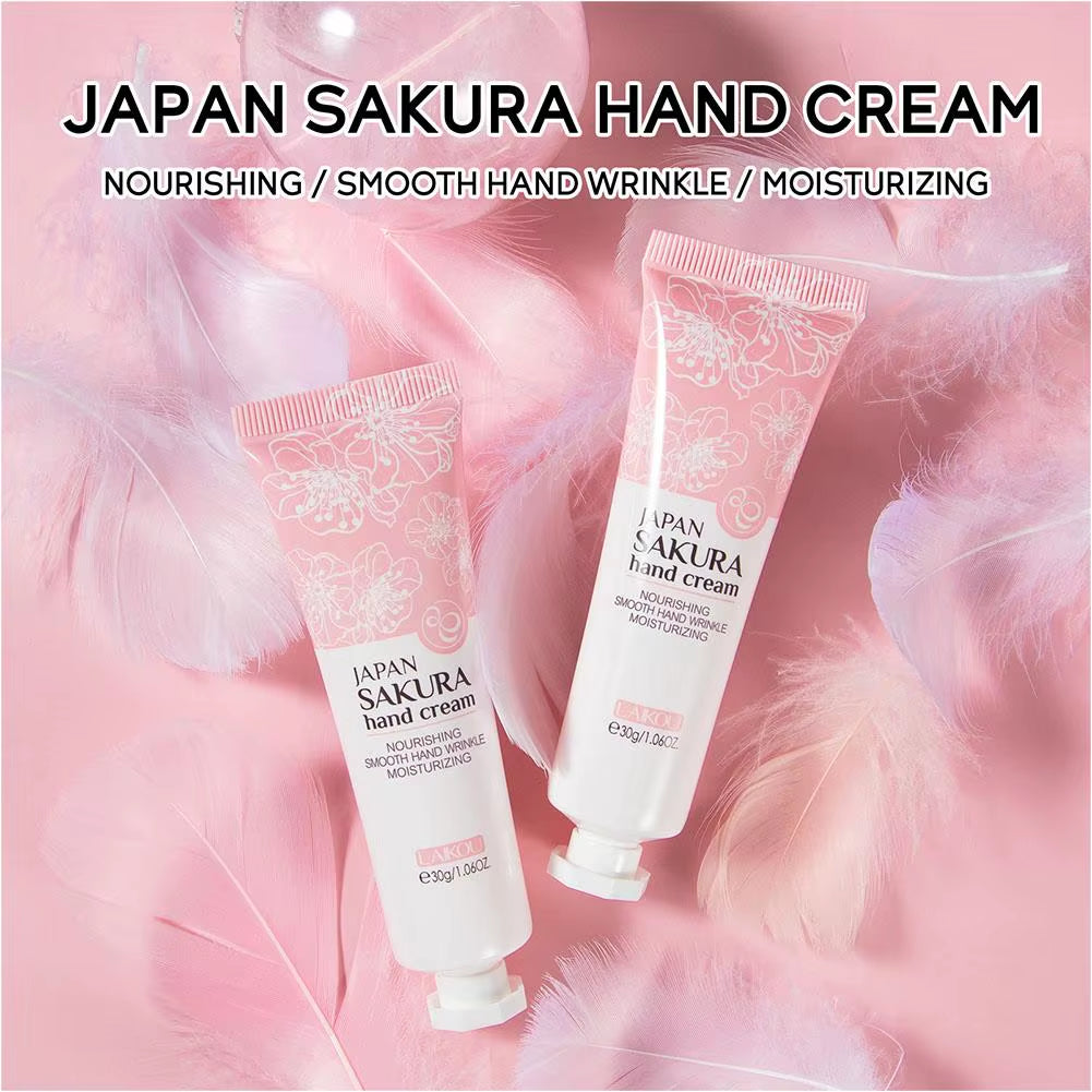 Collagen Sakura Hand Cream – Deep Moisturising & Repair for Dry, Cracked Hands