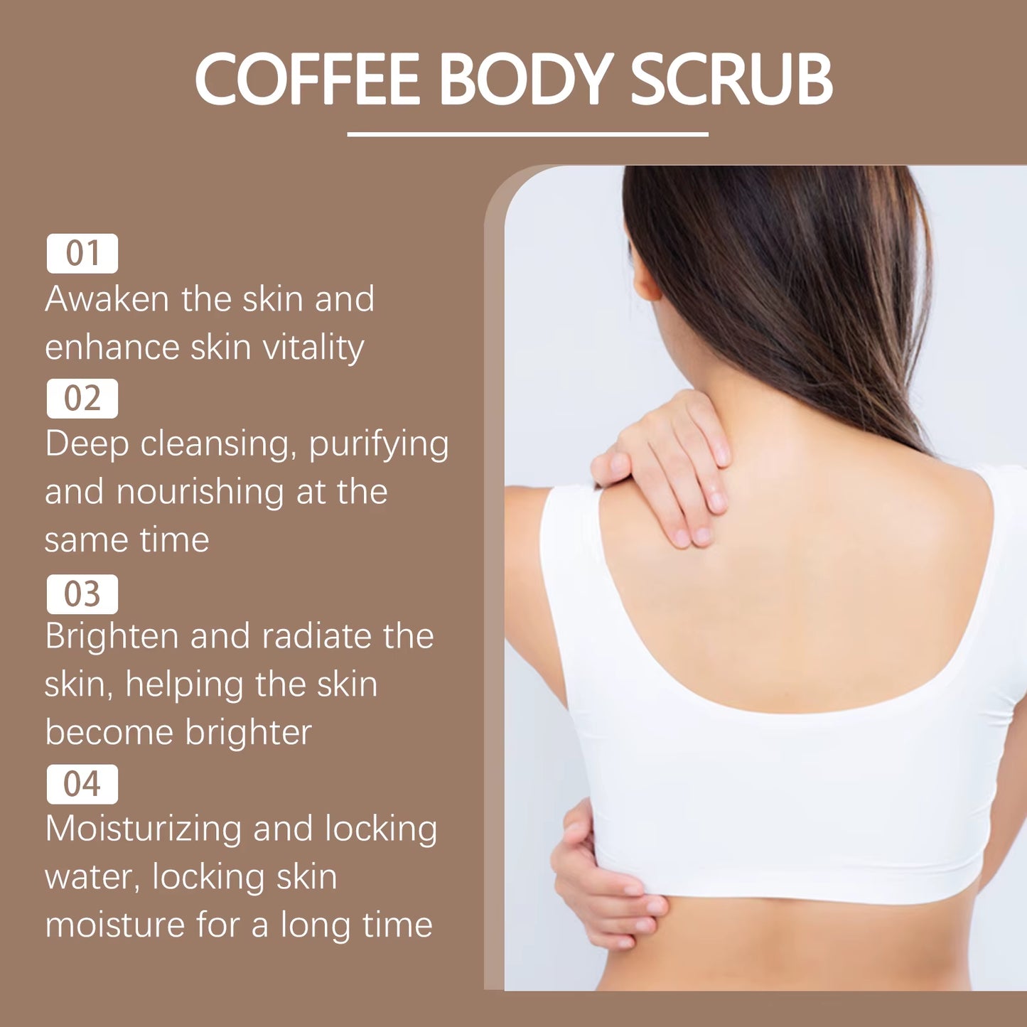 Coffee Body Scrub Cream – Exfoliating, Brightening & Moisturising