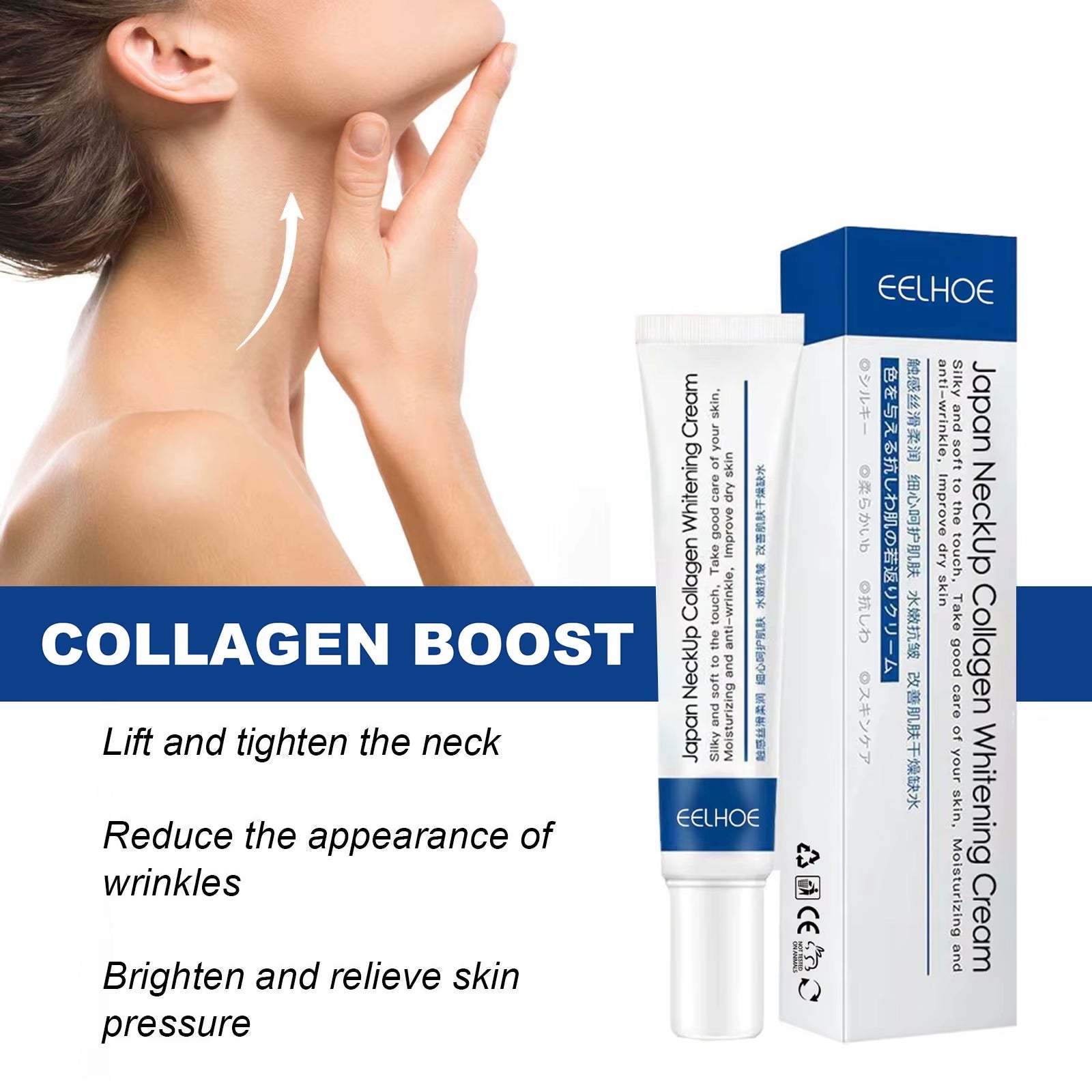 Collagen Neck Cream – Lift, Tighten & Reduce Neck Lines, Moisturising & Firming
